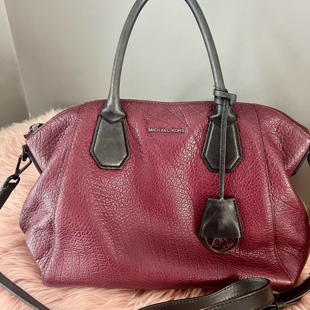 Wine Michael Kors Bag